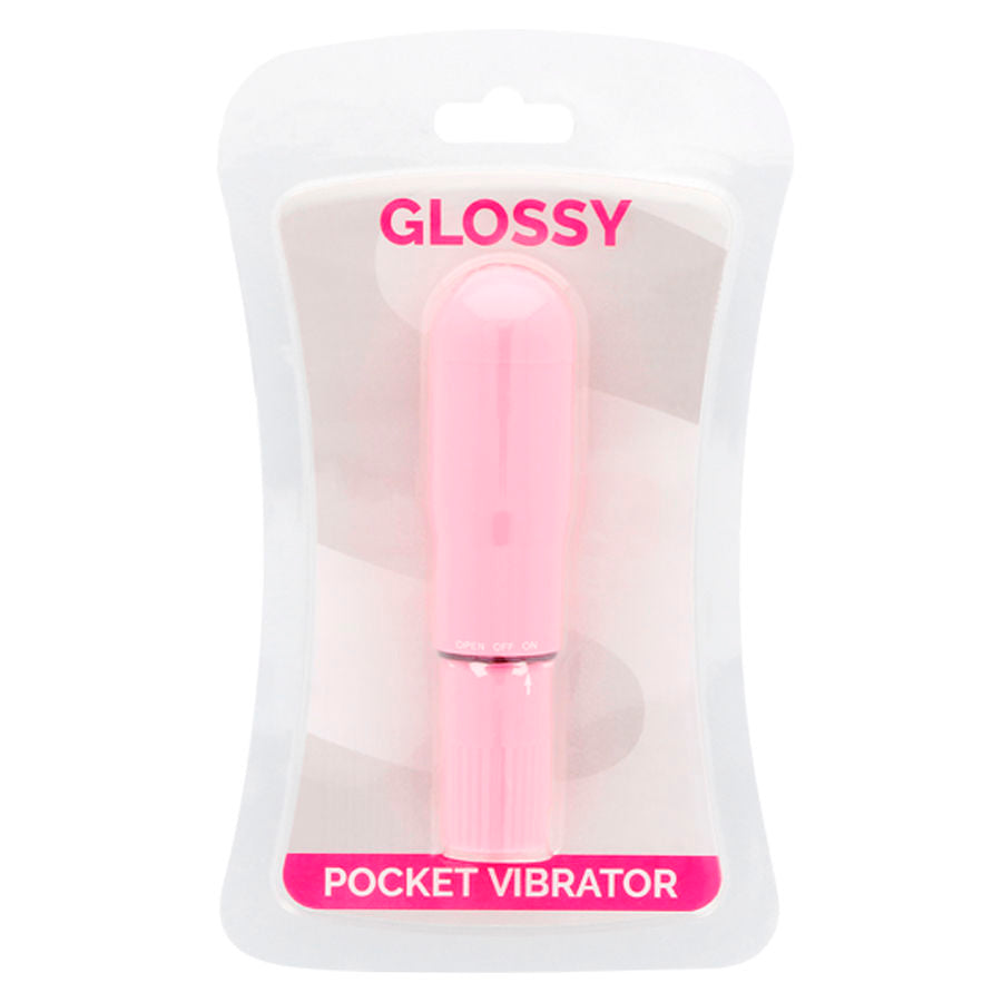 Vibratore Tascabile Glossy Brilliant — ABS, 10,7 cm Rosa