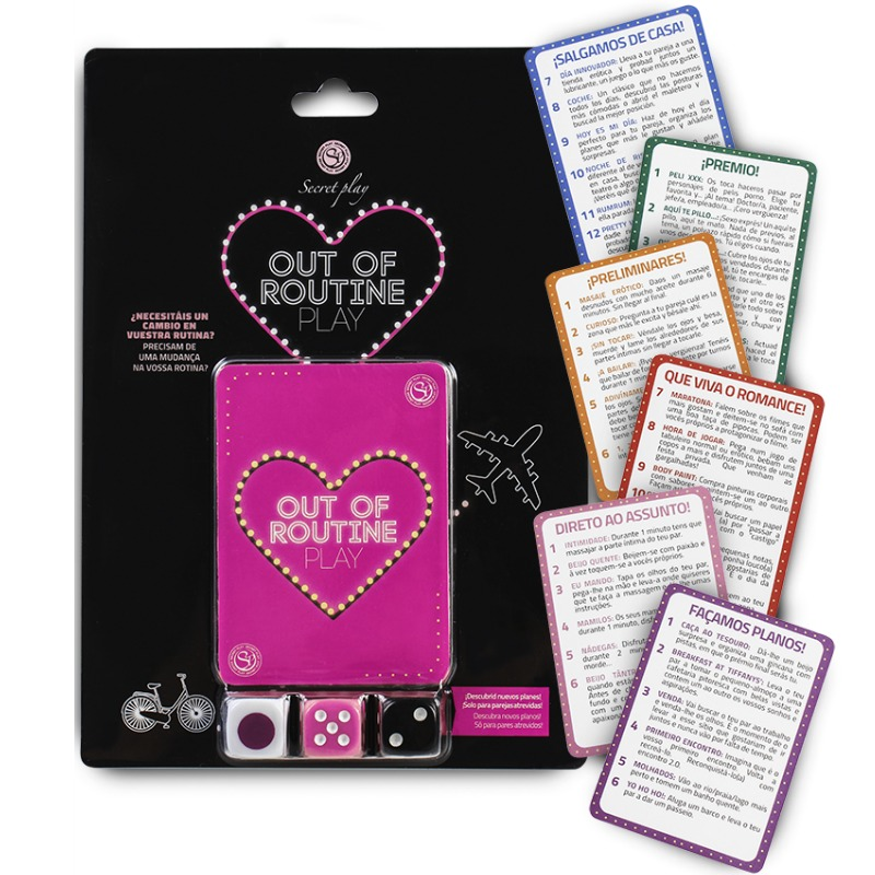Gioco di Coppia Erotico Secretplay Fuori Routine — Dadi