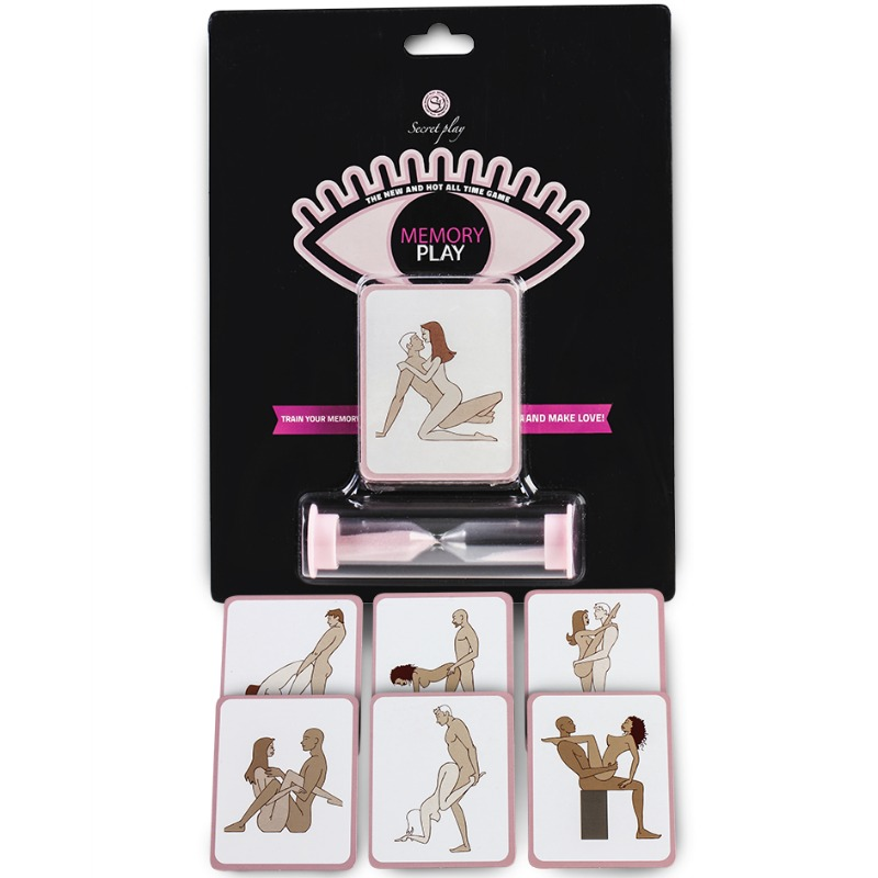 Gioco di Coppia Erotico Secretplay Memory Play — Carte Sexy