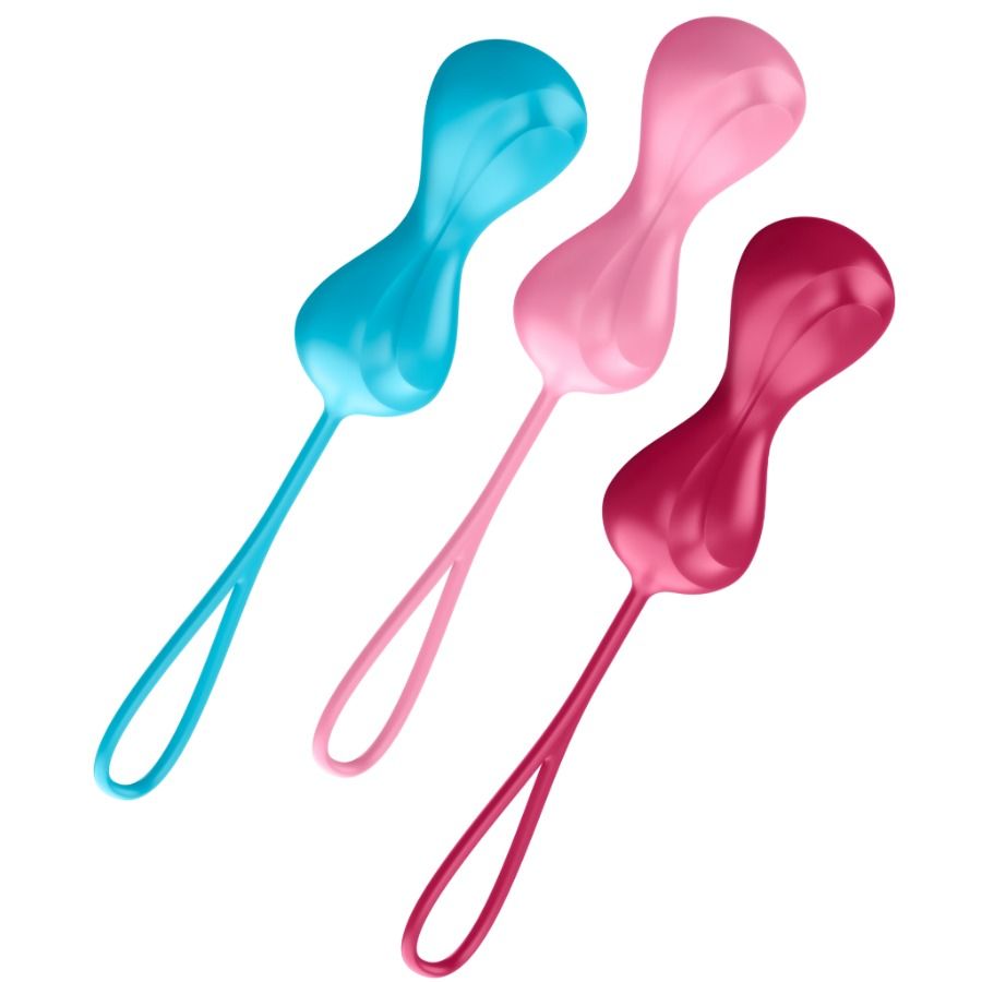 Palline Vaginali Allenamento Pavimento Pelvico Satisfyer — Set 3