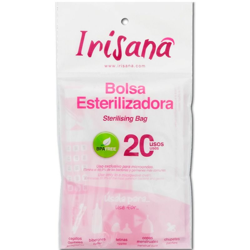 Borsa Sterilizzatrice Microonde Iriscup — Coppette Mestruali, 20 Usi