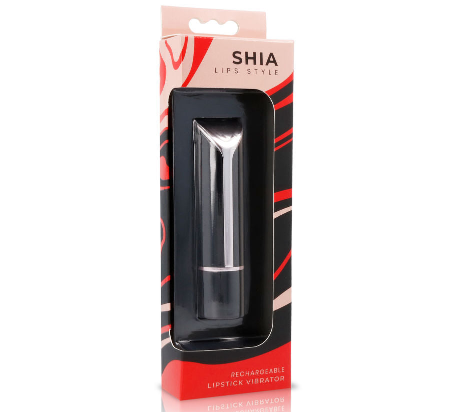 Vibratore Rossetto Lips Style Shia — 10 Modalità, Silicone