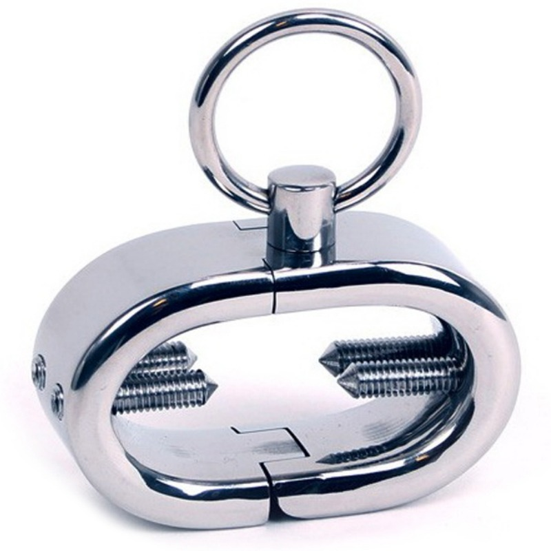 Anello Fallico Testicolare BDSM Metal Hard — Metallo con Viti