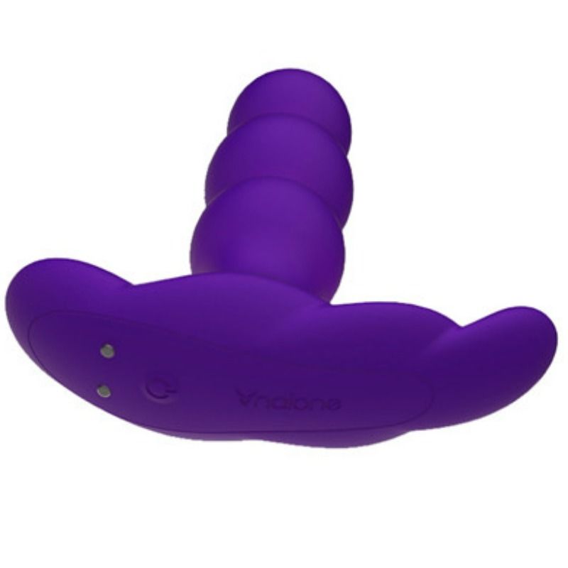 Plug Anale Vibrante con Telecomando Nalone Pearl — Silicone, Lilla
