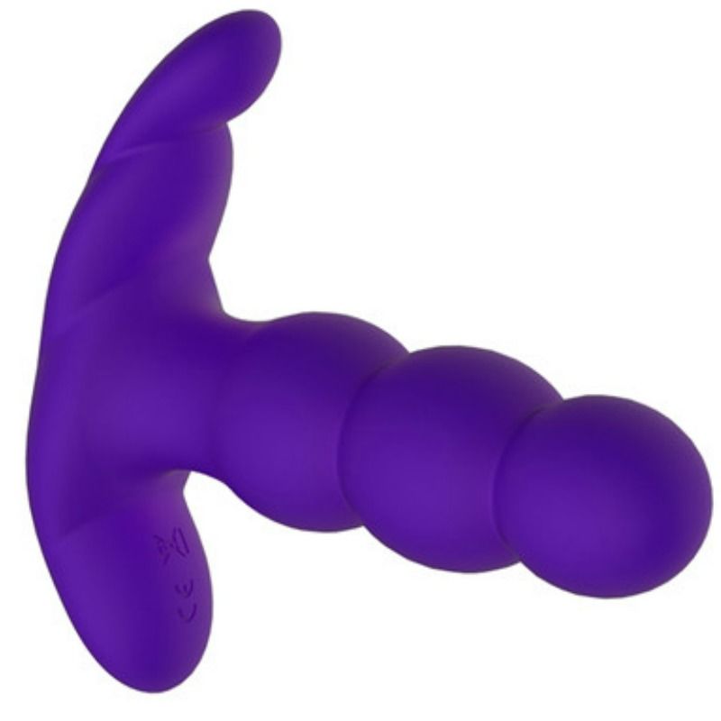 Plug Anale Vibrante con Telecomando Nalone Pearl — Silicone, Lilla