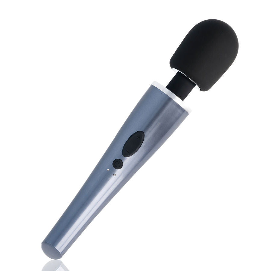 Vibratore Wand Black&Silver Dexter — 10 Modalità di Vibrazione