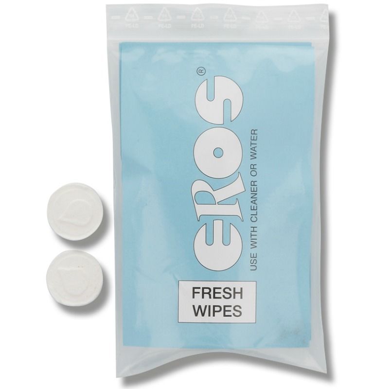 Salviettine Intime Monouso Eros Fresh Wipes — 12 Unità
