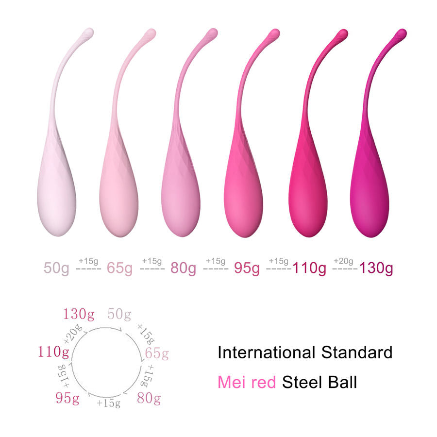 Kit Palline Kegel Leslie Kegel Fit — Pavimento Pelvico, 6 Pezzi