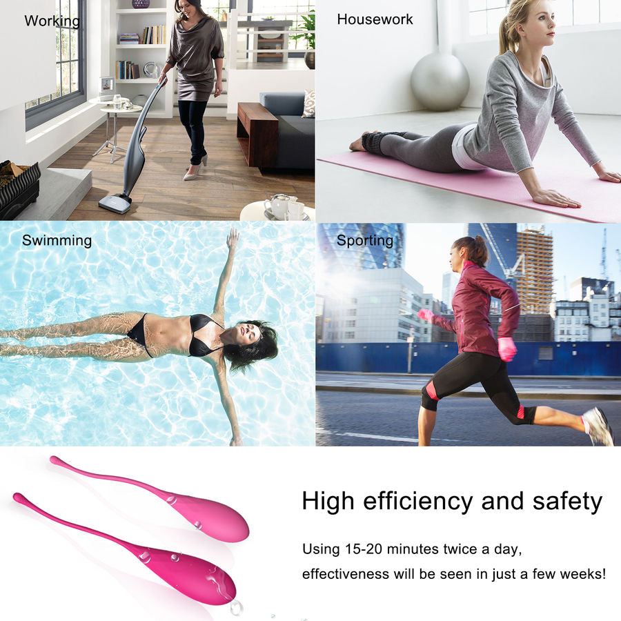 Kit Palline Kegel Leslie Kegel Fit — Pavimento Pelvico, 6 Pezzi