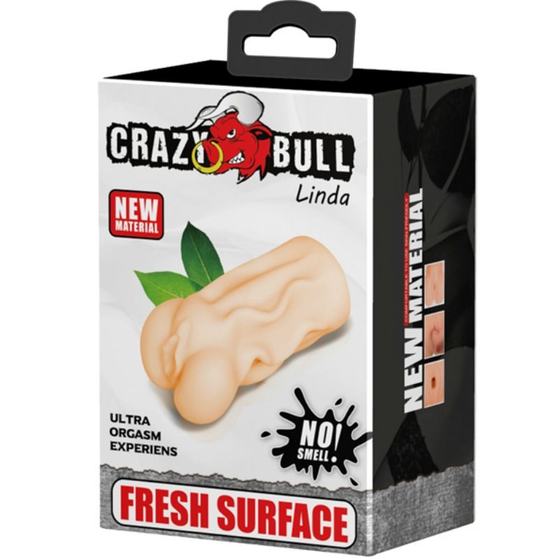 Masturbatore Maschile Tascabile Crazy Bull Linda — 13,7 cm