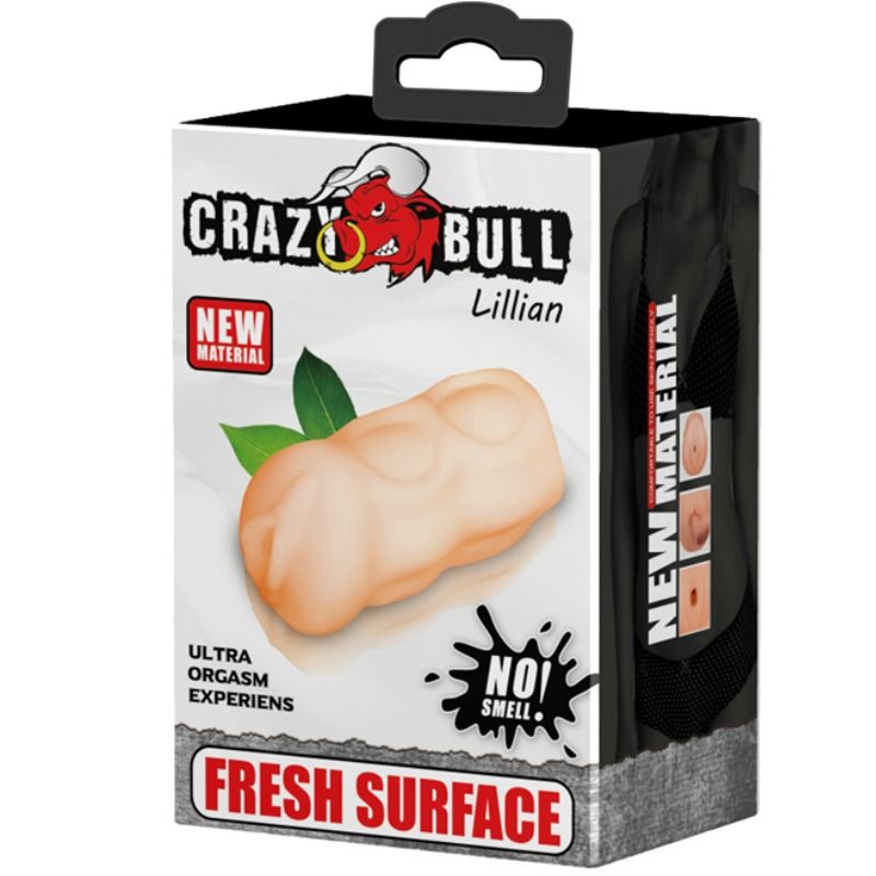 Masturbatore Maschile Tascabile Crazy Bull Lillian — 13 cm