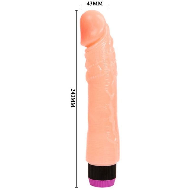 Dildo Realistico Flessibile Baile — Silicone, 24 cm