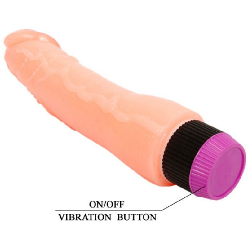 Dildo Realistico Flessibile Baile — Silicone, 24 cm
