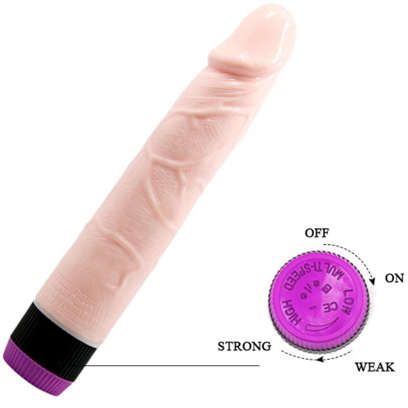 Dildo Realistico Vibrante Baile Adour Club — 21,5 cm