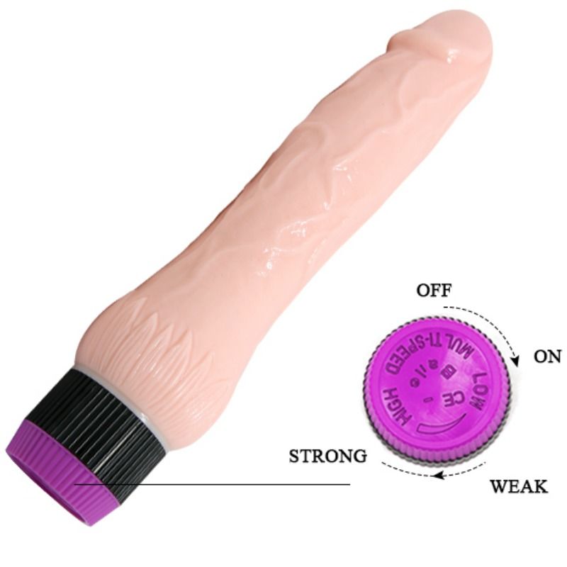 Dildo Realistico Vibrante Baile Adour Club — 22 cm