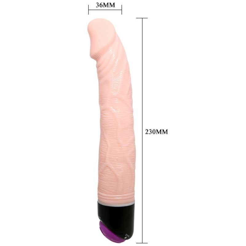 Dildo Realistico Vibrante Baile Adour Club — 23 cm