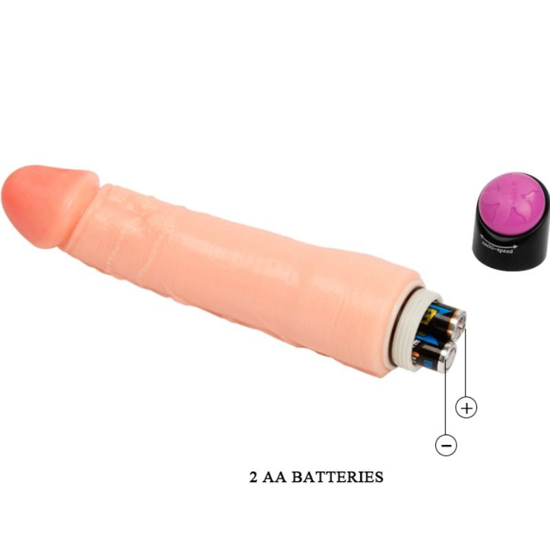 Dildo Realistico Vibrante Baile — PVC Unisex 25 cm