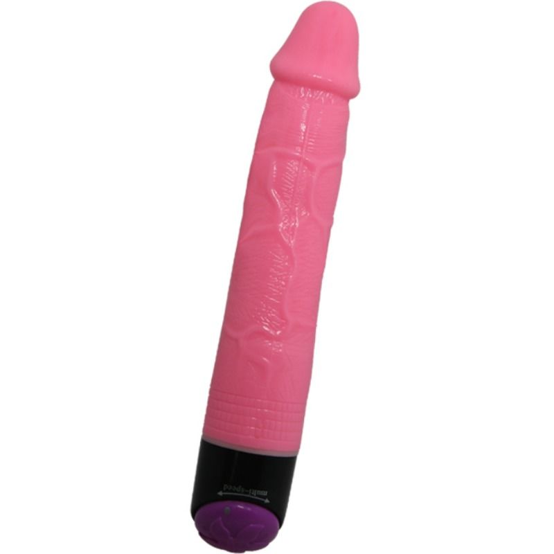 Dildo Realistico Vibrante Baile — TPR Morbido, 23 cm Rosa