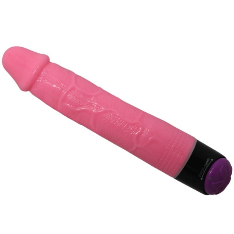 Dildo Realistico Vibrante Baile — TPR Morbido, 23 cm Rosa