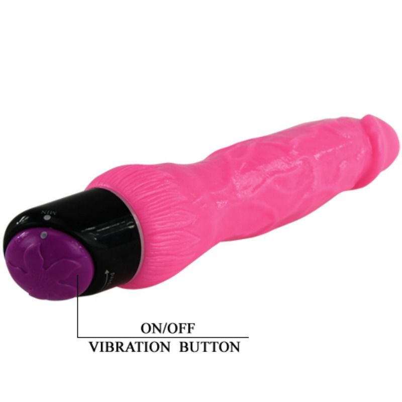 Dildo Realistico Vibrante Baile — TPR Morbido 24 cm Rosa