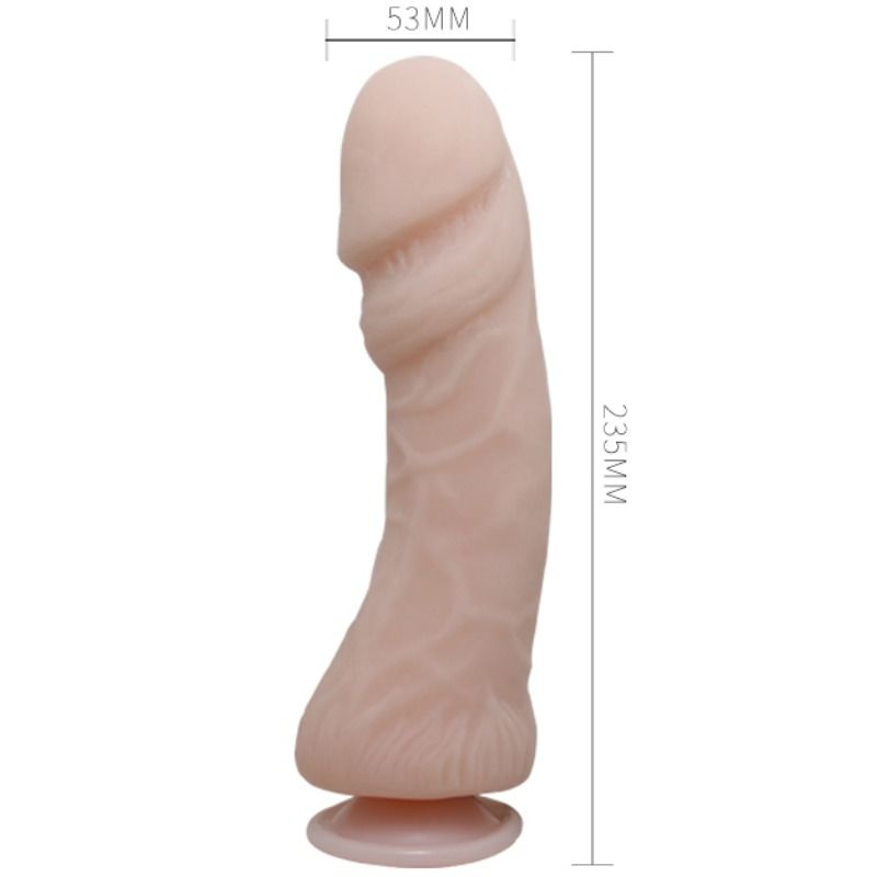 Dildo Realistico Vibrante con Ventosa Baile — 23.5 cm