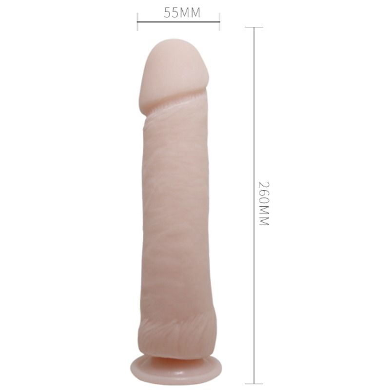 Dildo Realistico Vibrante con Ventosa Baile — 26 cm