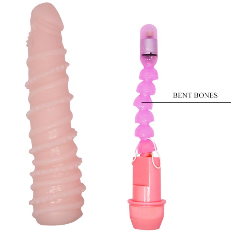 Dildo Realistico Vibrante Baile Flexi Vibe — Flessibile 19,5 cm