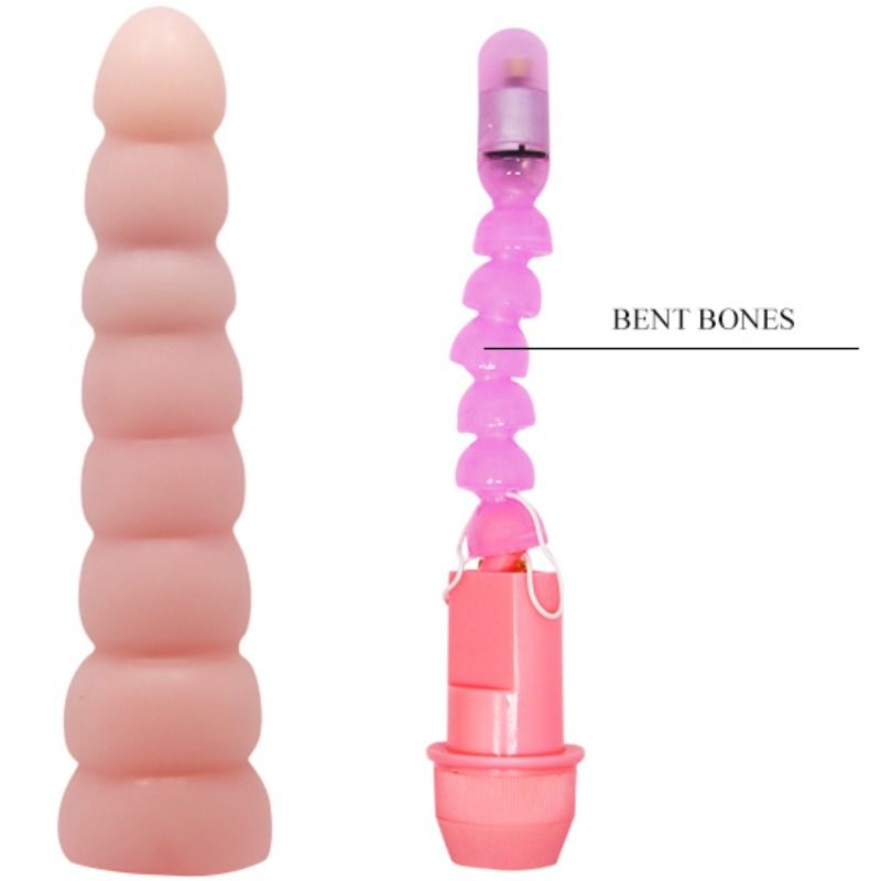 Vibratore Anale Flessibile Baile Flexi Vibe Sensual Spine — 19 cm