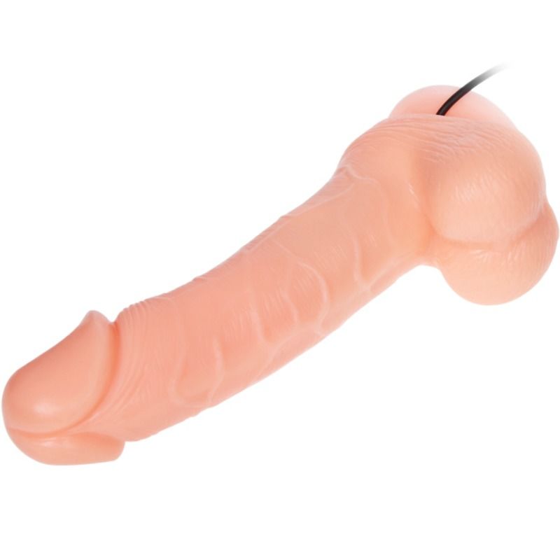 Dildo Realistico Vibrante Rotante Baile — Ventosa, 20 cm