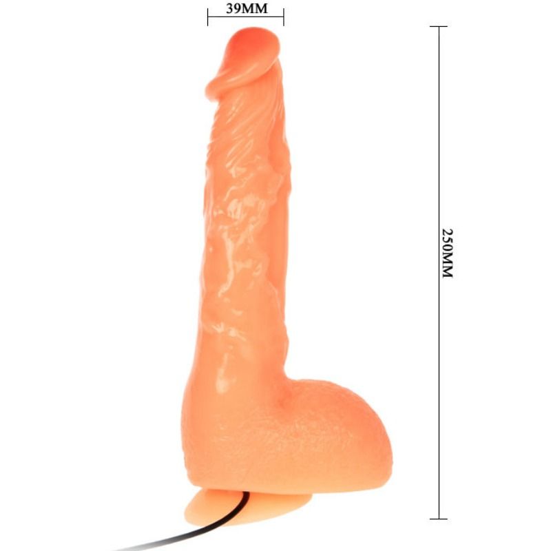 Dildo Realistico Vibrante con Ventosa Baile — Multivelocità