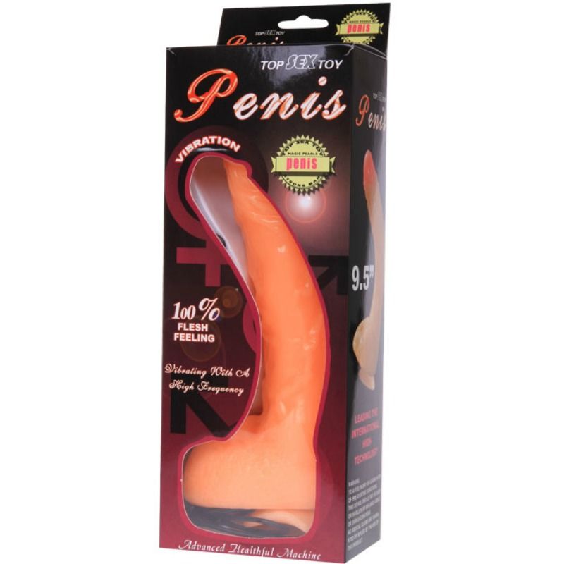 Dildo Realistico Vibrante con Ventosa Baile — Multivelocità