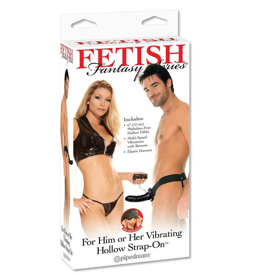 Imbracatura Strapless Vibrante Fetish Fantasy Series — Nero