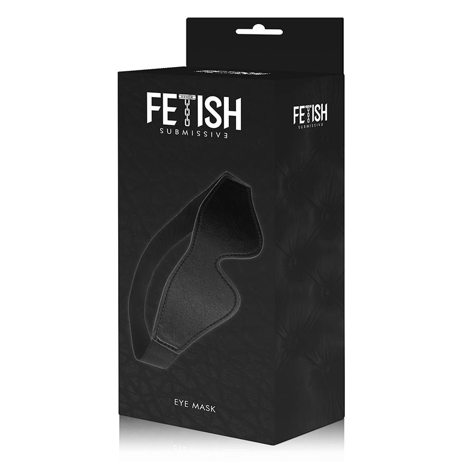Maschera BDSM in Pelle Vegana Fetish Submissive — Fodera Neoprene