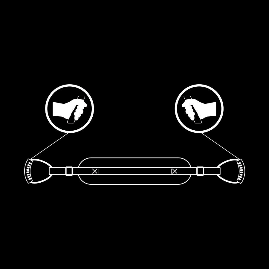 Imbracatura BDSM Doggy Style Fetish Submissive — Neoprene
