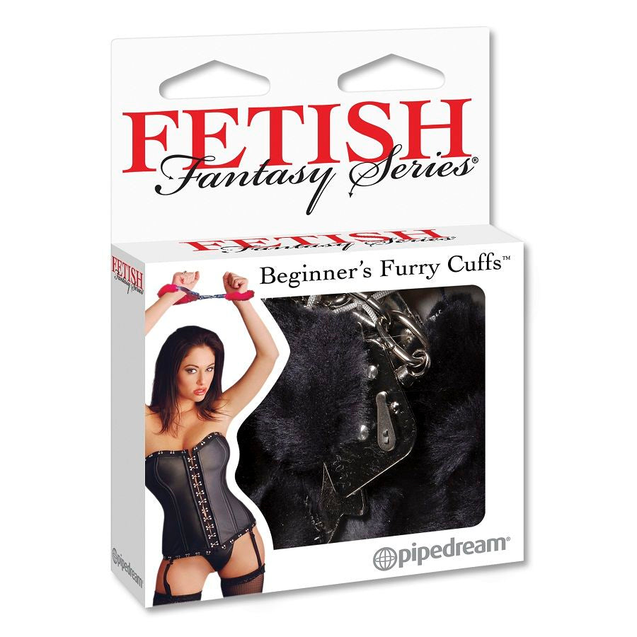 Manette BDSM Morbide Fetish Fantasy Series — Polsini Felpati Neri