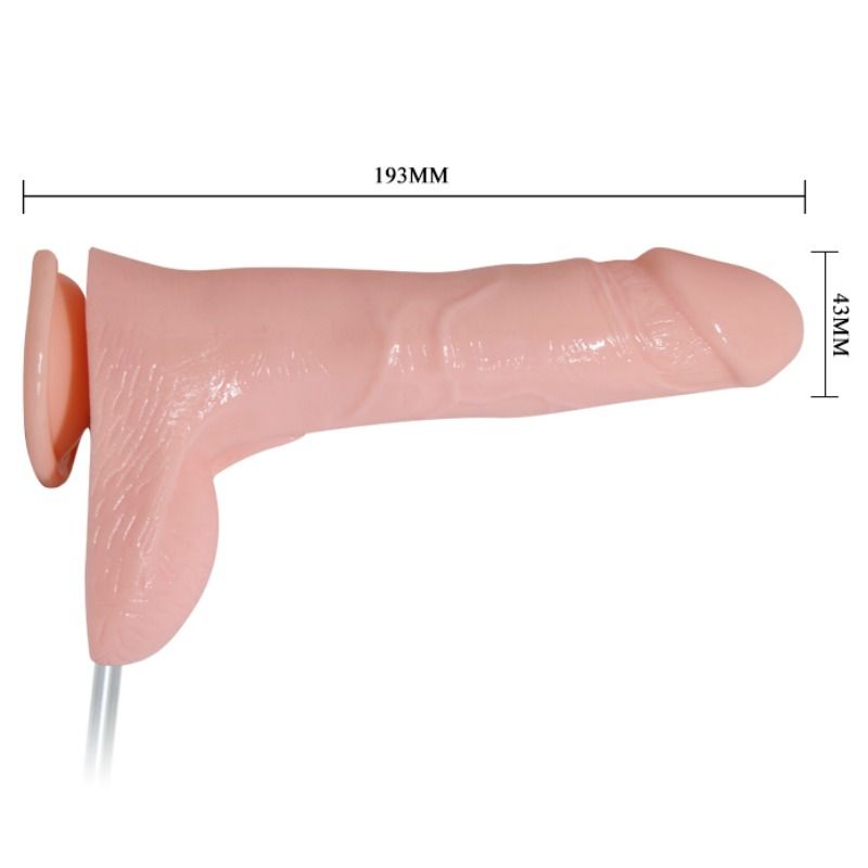 Dildo Realistico Eiaculante Vibrante Baile Waterspray