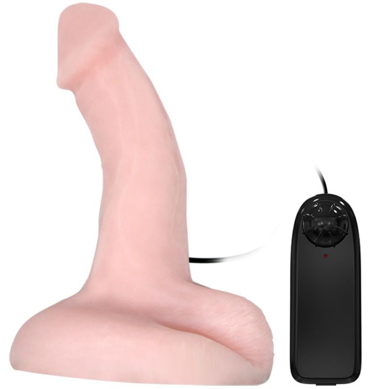 Dildo Realistico Vibrante con Rotazione Baile — TPR con Ventosa