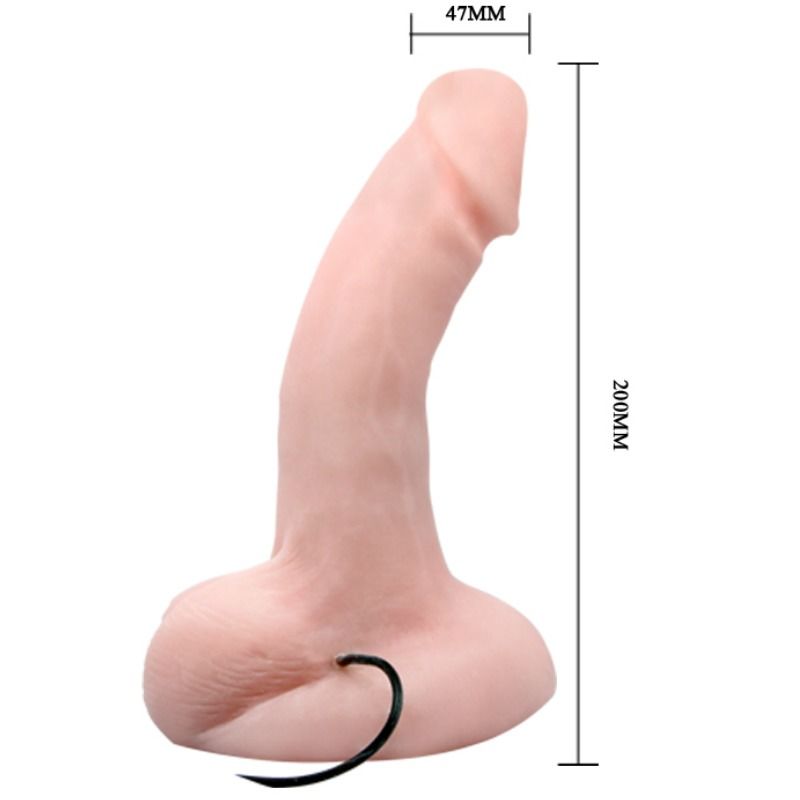 Dildo Realistico Vibrante Baile Arbitranza — TPR, Ventosa