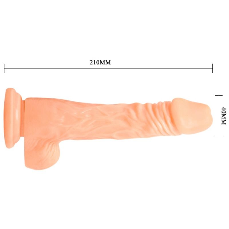 Dildo Realistico Vibrante Baile — PVC con Ventosa
