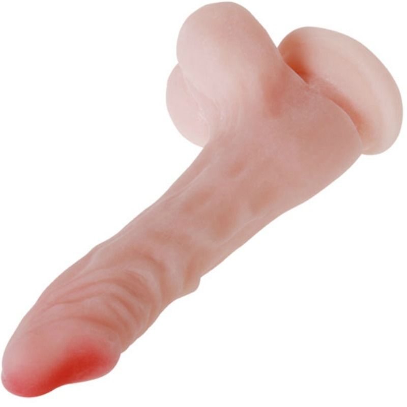 Dildo Realistico Baile Natural — TPR con Ventosa, 21.6 cm