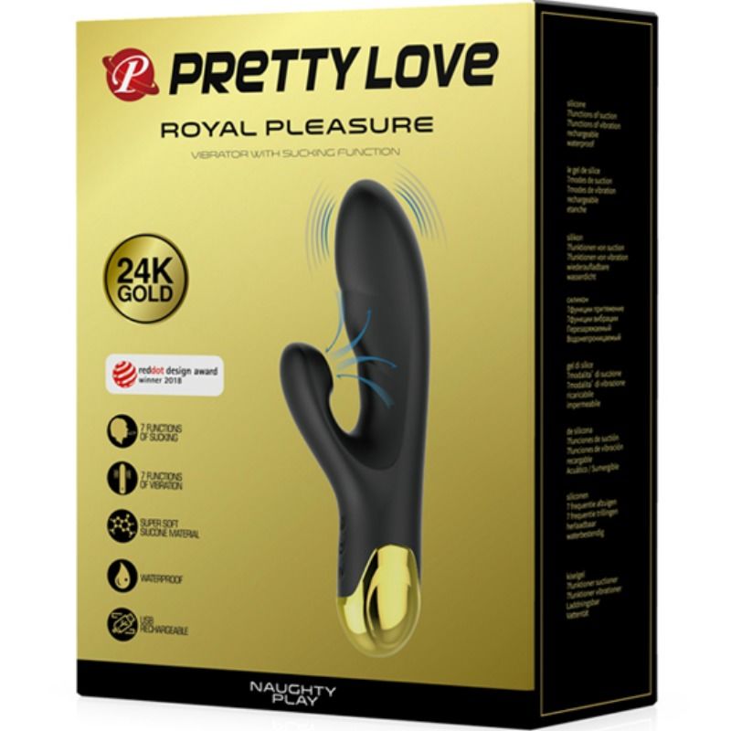 Succhia Clitoride Vibrante Pretty Love Naughty — 7 Modalità