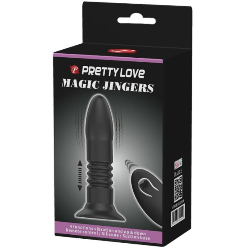 Plug Anale Vibrante Pretty Love Magic Jinger — 4 Modalità Su e Giù