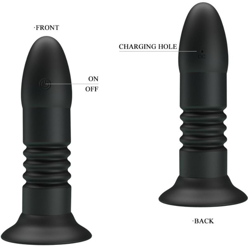 Plug Anale Vibrante Pretty Love Magic Jinger — 4 Modalità Su e Giù