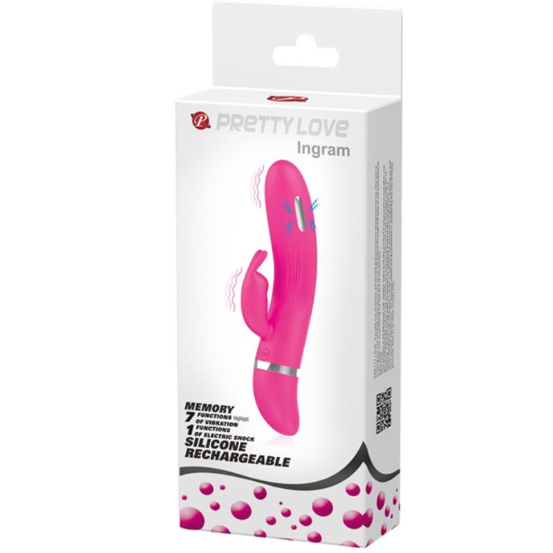 Vibratore Rabbit Elettrostimolazione Pretty Love Ingram — 7 Modalità