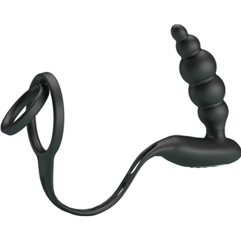 Anello Fallico con Stimolatore Prostatico Pretty Love — 12 Modalità