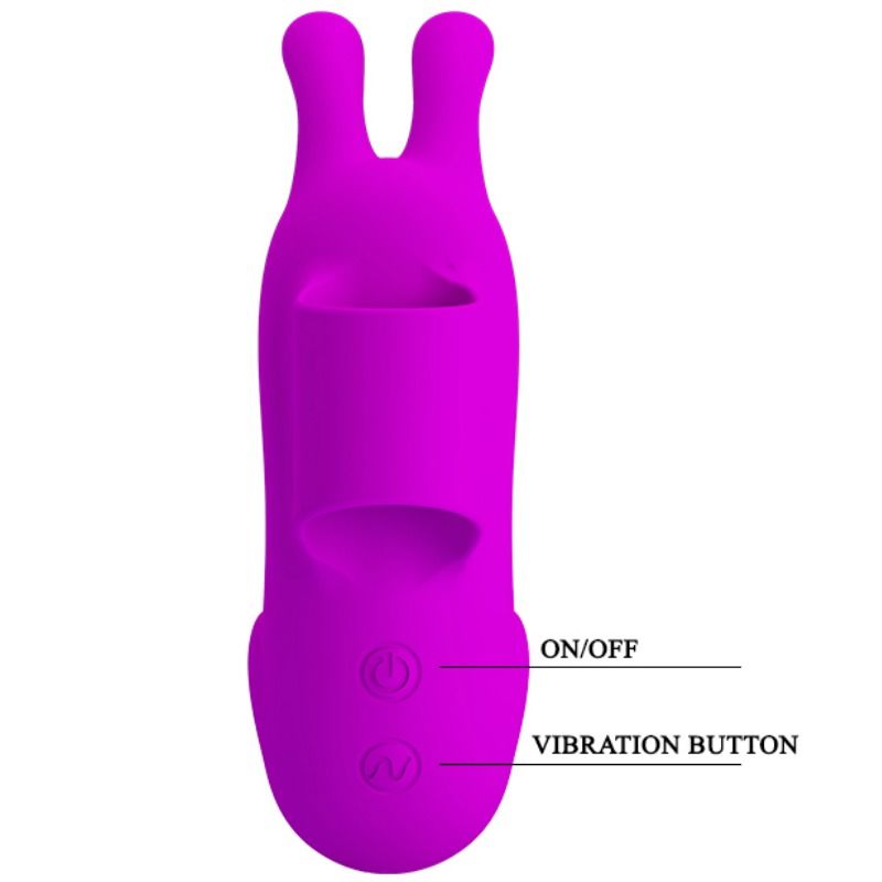 Vibratore Ditale Rabbit Pretty Love Smart — 7 Modalità, Silicone