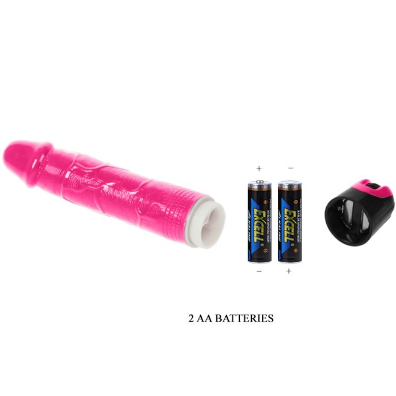 Vibratore Realistico Vibrante Baile — TPR Multiveloctà, Rosa
