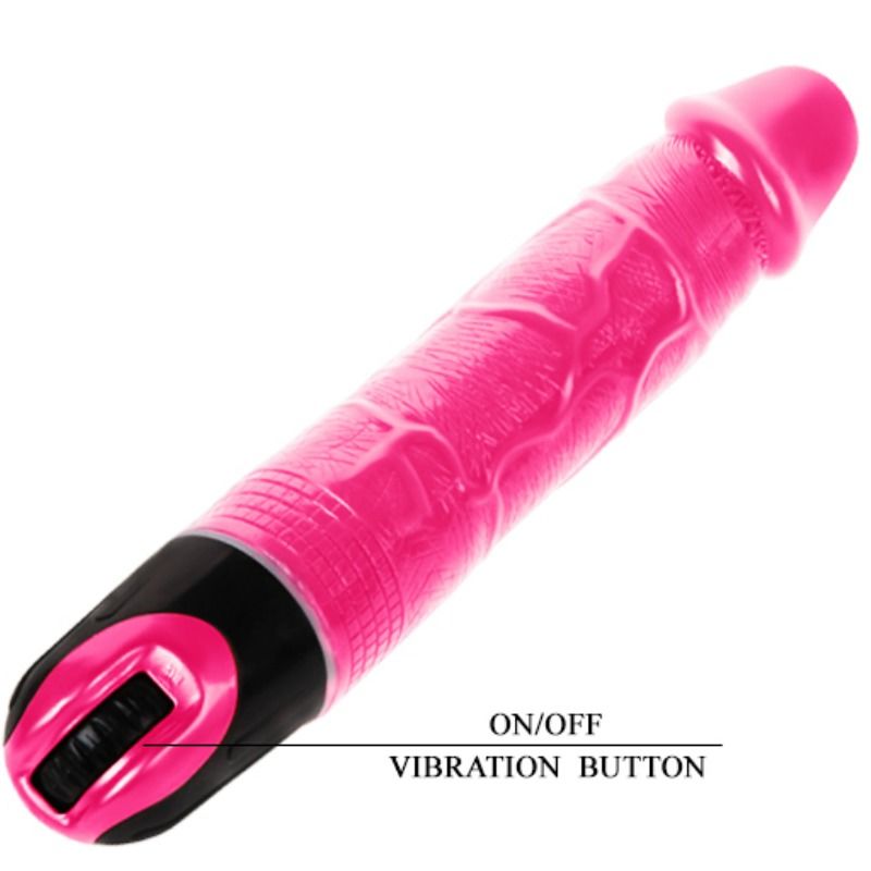 Vibratore Realistico Vibrante Baile — TPR Multiveloctà, Rosa