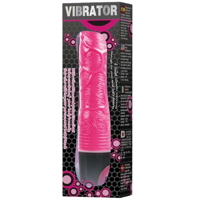 Vibratore Realistico Vibrante Baile — TPR Multiveloctà, Rosa