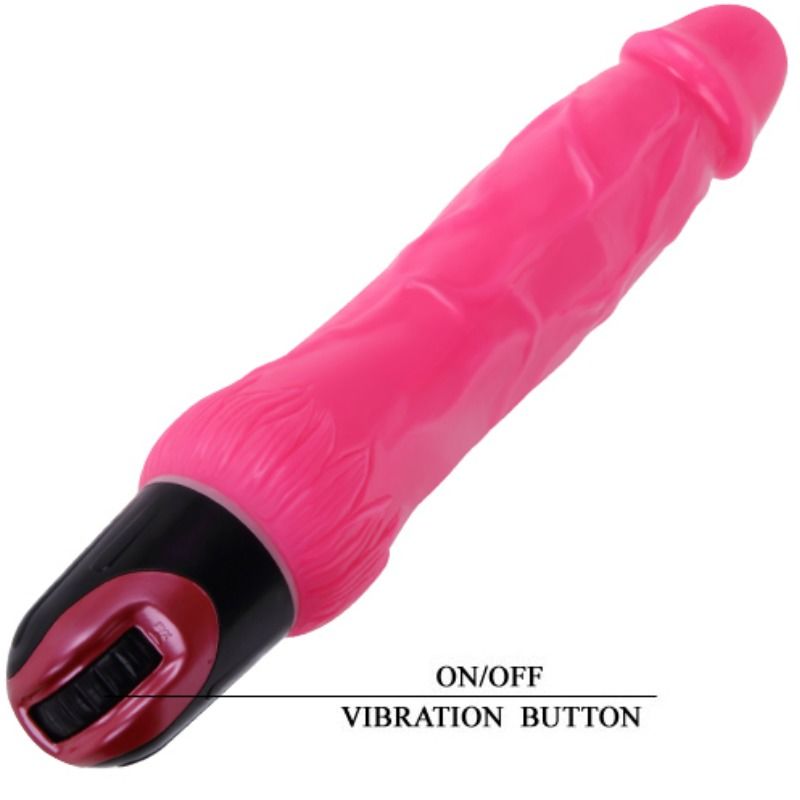Dildo Realistico Vibrante Baile Deeply Pleasure — TPR, Multispeed